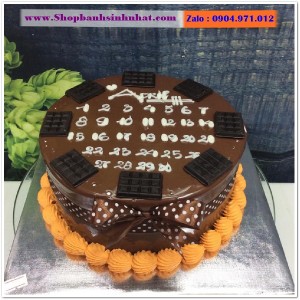 Bánh Sinh Nhật Cuốn Lịch - CL18